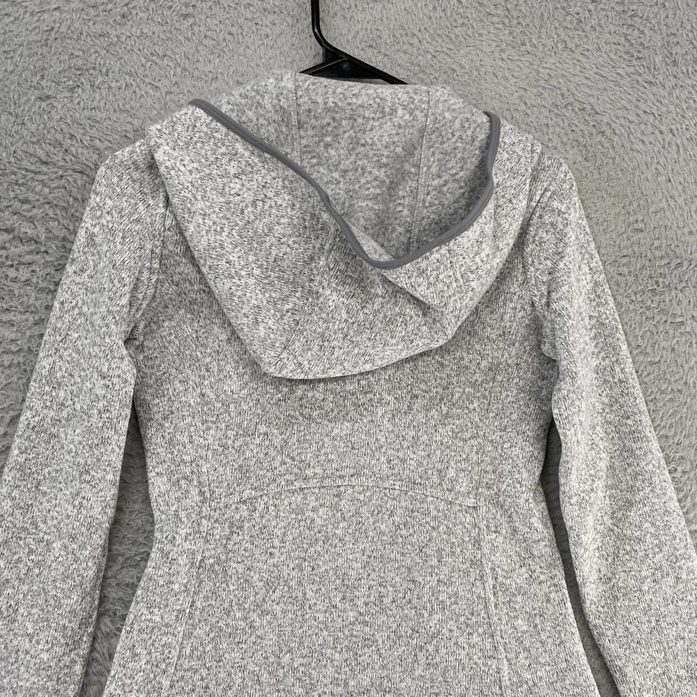 Lululemon Hoodie Womens 2 Gray Fleece & Thank You 1/4 Zip Slim Fit‎ Sweatshirt